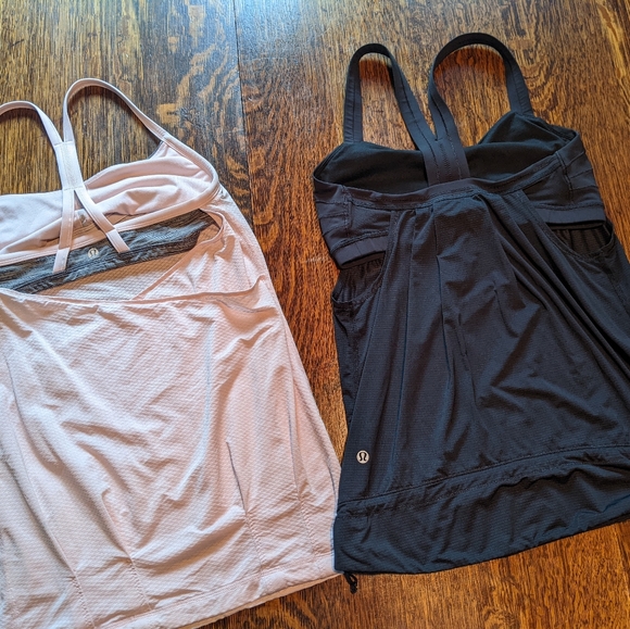 Two Lululemon Tanks with Bra Lot - Picture 9 of 16